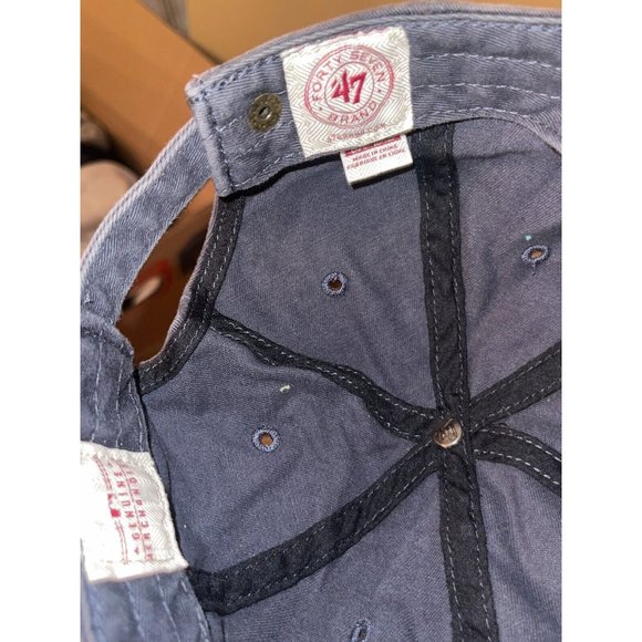 Forty Seven 47' Women's Blue Embroidered Adjustable Baseball Outdoor Cap Hat - Picture 3 of 4